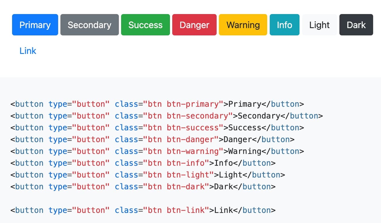 button class html bootstrap